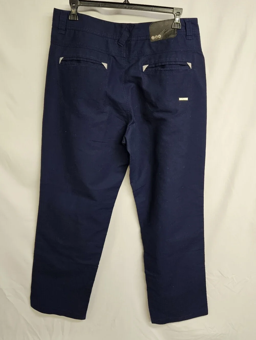 A. Tiziano Deep Navy Blue Pants Size 38 Men's 100% Cotton